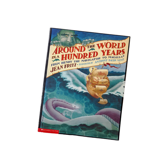 Around the World in a Hundred Years (1994) by Jean Fritz Vintage Paperback Book - Picture 1 of 8